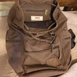 Brown backpack